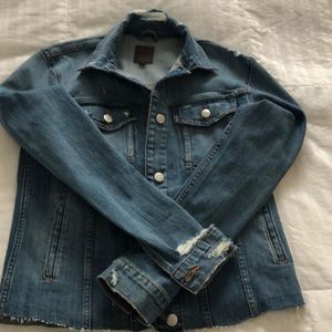 Distressed Denim Jacket